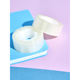 Клейкая лента канцелярская Комус матовая 19 мм x 33 м