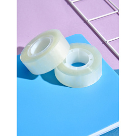 Клейкая лента канцелярская Комус матовая 19 мм x 33 м