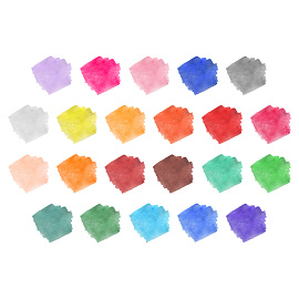 Акварель JOVI, 22 цвета, большие кюветы, с кистью, пластик фото Акварель JOVI, 22 цвета, большие кюветы, с кистью, пластик