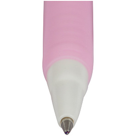 Ручка шариковая масляная автоматическая с грипом UNI "JetStream", СИНЯЯ, корпус розовый, 0,35 мм, SXN-101FL PINK