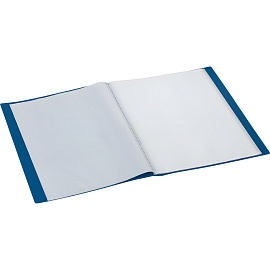 Папка файловая на 60 файлов Attache A4 20 мм синяя (толщина обложки 0.7 мм)