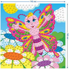 Мозаика из страз Мульти-Пульти "Бабочка