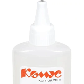 Клей канцелярский жидкий Комус 65 мл прозрачный роллер