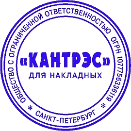 Оснастка для печати круглая Colop Printer R40 40 мм с крышкой цвет прозрачный синий