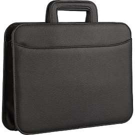 Портфель Алекс с выдвижными ручками черный из искусственной кожи