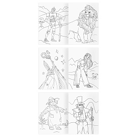 Раскраска А5, 8 стр., ТРИ СОВЫ "Волшебник Изумрудного города