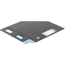 Лоток вертикальный Bantex (Attache Selection) Модерн 70 мм складной голубой