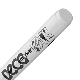 Маркер промышленный лаковый Ico DECO чёрный 2-4 мм фото Маркер промышленный лаковый Ico DECO чёрный 2-4 мм