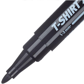 Маркер промышленный ICO для текстиля черный (1-3 мм)