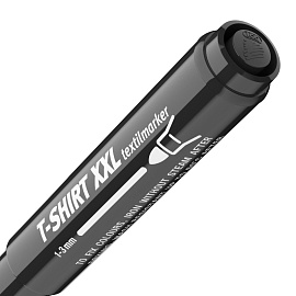 Маркер промышленный ICO для текстиля черный (1-3 мм)