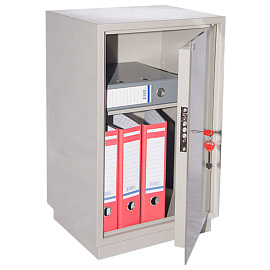 Шкаф металлический (архивный) для документов Контур КБС 011т (серый, 420x360x660 мм)