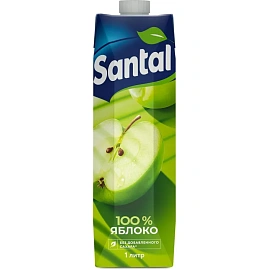 Сок Santal яблочный 1 л