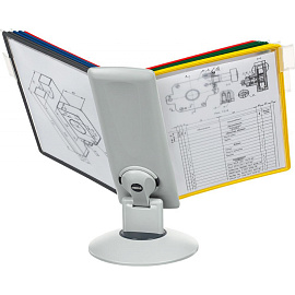 Демосистема настольная Attache вращающаяся с 10 панелями формата A4