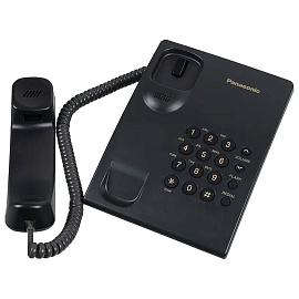 Телефон проводной Panasonic KX-TS2350 черный