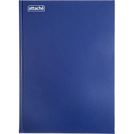 Книга учета 144 листа А4 в клетку на сшивке блок офсет Attache (обложка - бумвинил)