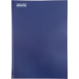 Книга учета 144 листа в линейку на сшивке блок офсет Attache (обложка - бумвинил)