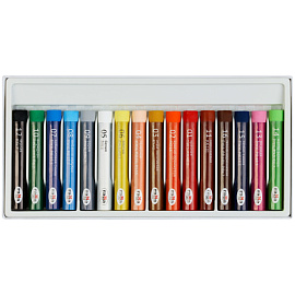 Пастель масляная ГАММА "Студия", 16 цветов, круглое сечение, картонная упаковка, 160320206