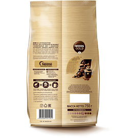 Кофе растворимый сублимированный Нескафе Голд 750 г (пакет)