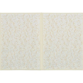 Папка адресная Поздравляем А4 балакрон белая