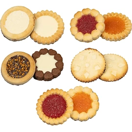 Печенье сдобное Бискотти ассорти 345 г