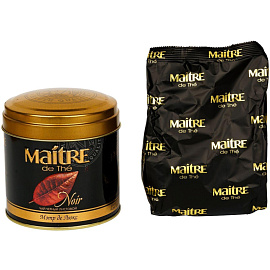 Чай листовой черный Maitre Мэтр де Люкс 100 г фото Чай листовой черный Maitre Мэтр де Люкс 100 г
