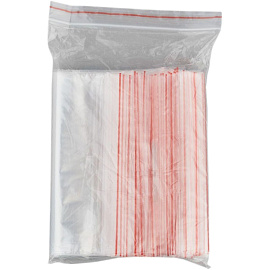 Пакет с замком zip-lock ПВД 12x17 см 32 мкм (100 штук в упаковке)