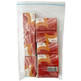 Пакет с замком zip-lock ПВД 12x17 см 32 мкм (100 штук в упаковке)