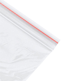 Пакет с замком zip-lock ПВД 15x20 см 35 мкм (100 штук в упаковке)