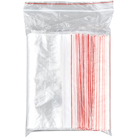 Пакет с замком zip-lock ПВД 15x20 см 35 мкм (100 штук в упаковке)