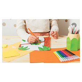 Фломастеры BIC "VISA", 18 цветов, суперсмываемые, вентилируемый колпачок, европодвес, 888681