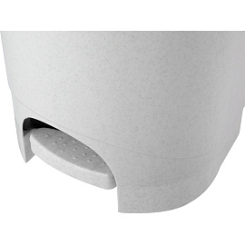 Ведро для мусора с педалью М-пластика 11 л пластик серое (33x26х26 см)