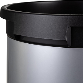 Контейнер для мусора Vileda Professional Ирис 50 л пластик серебристый/чёрный (73x38x38 см) фото Контейнер для мусора Vileda Professional Ирис 50 л пластик серебристый/чёрный (73x38x38 см)