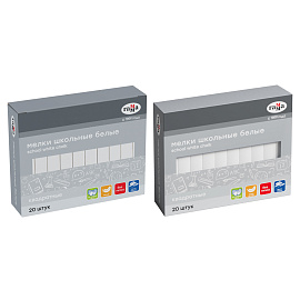 Мел Гамма белый 20 штук (2308195)