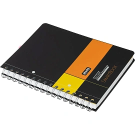 Бизнес-тетрадь Attache Selection Smartbook А5 120 листов разноцветная в клетку на спирали