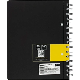 Бизнес-тетрадь Attache Selection Smartbook А5 120 листов разноцветная в клетку на спирали