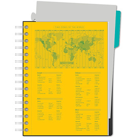 Бизнес-тетрадь Attache Selection Smartbook А5 120 листов серо-бирюзовая в клетку на спирали (181х212 мм)