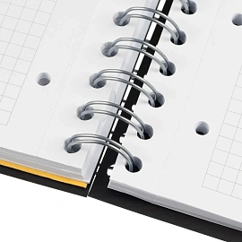 Бизнес-тетрадь Attache Selection Smartbook А5 120 листов серо-бирюзовая в клетку на спирали (181х212 мм)