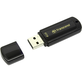 Флешка USB 2.0 4 ГБ Transcend Jetflash 350 черная (TS4GJF350)