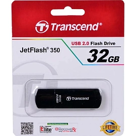 Флешка USB 2.0 32 ГБ Transcend Jetflash 350 (TS32GJF350)