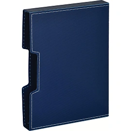 Папка файловая на 100 файлов Attache A4 35 мм синяя в коробе (толщина обложки 1 мм)