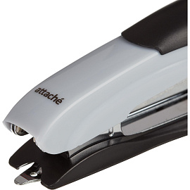 Степлер Attache до 12 листов серый/черный (скобы № 10, с антистеплером)