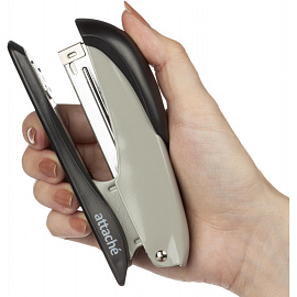 Степлер Attache до 22 листов серый/черный (скобы № 24/6, 26/6, с антистеплером)