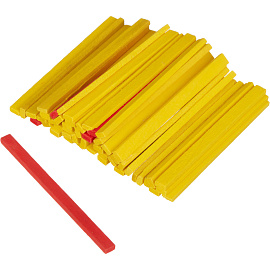 Счетные палочки Можга деревянные 50 штук в пластиковом тубусе