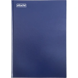 Книга учета 192 листа А4 в клетку на сшивке блок офсет Attache (обложка - бумвинил)