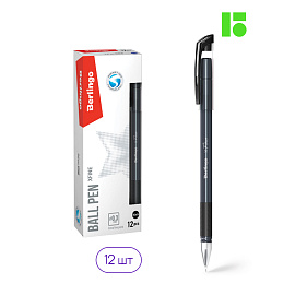 Ручка шариковая Berlingo "xFine" черная, 0,3мм, грип фото Ручка шариковая Berlingo "xFine" черная, 0,3мм, грип