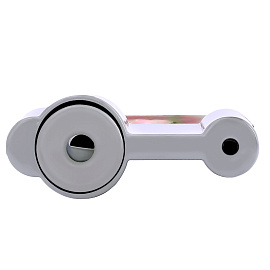 Замок навесной алюминиевый 70 мм "Стандарт", 3 ключа, RABBITEX (РАББИТЕКС), 671305