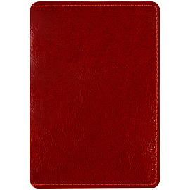 Обложка-карман для паспорта OfficeSpace, кожа, красный