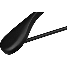 Вешалка-плечики СU9632-R анатомическая антискользящие покрытие Attache с перекладиной черная (размер 48-50)