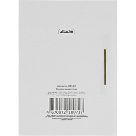 Скоросшиватель картонный Attache Дело № А4 до 200 листов белый (плотность 380 г/кв.м)