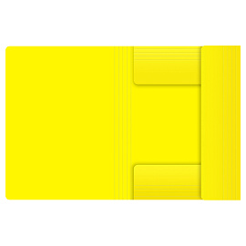 Папка на резинке Berlingo "Soft Touch" А4, 600мкм, желтая